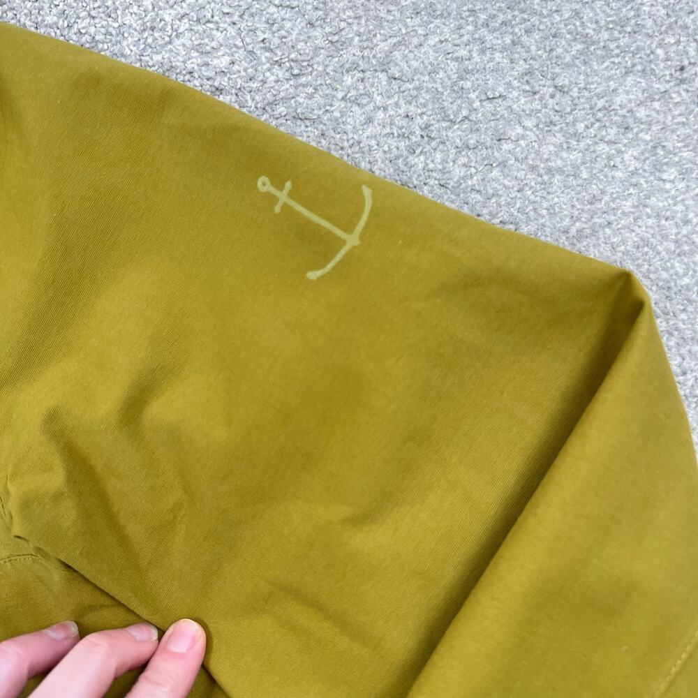 Seasalt Cornwall RAIN Coverack Waterproof Yellow Green Pear Rain Coat Jacket (8) - Picture 9 of 16